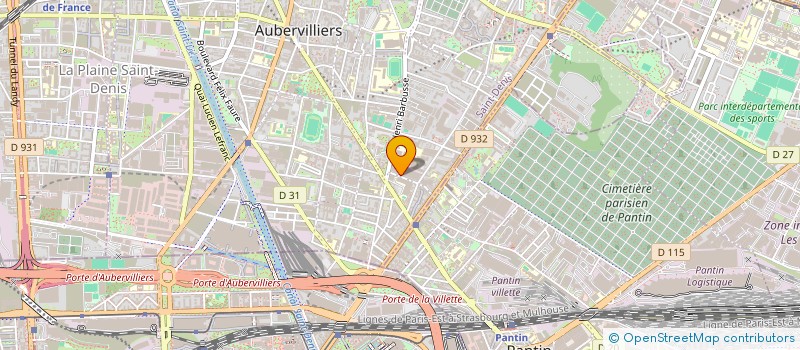 localisation de l'entreprise MONSIEUR MOHAMED RAMLA  AUBERVILLIERS