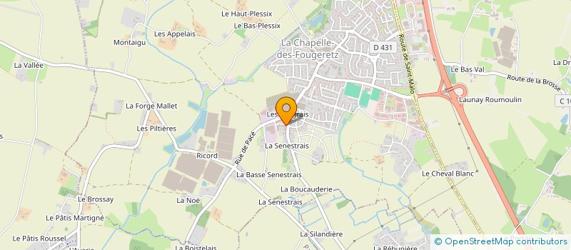 localisation de l'entreprise MONSIEUR MOHAMED RAMOU  LA CHAPELLE-DES-FOUGERETZ