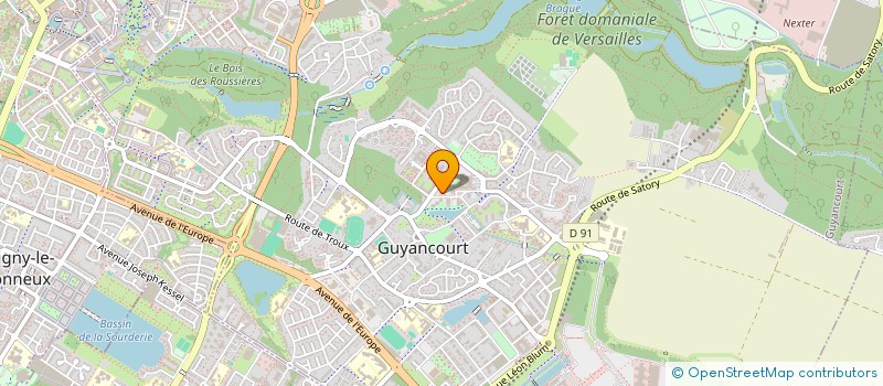 localisation de l'entreprise MONSIEUR MOHAMED RAMZI  GUYANCOURT