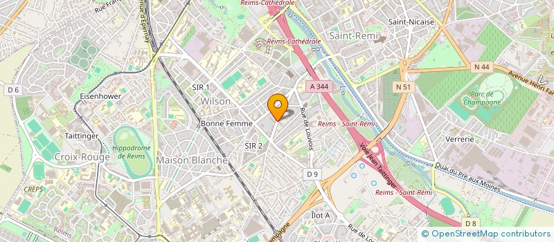 localisation de l'entreprise MONSIEUR MOHAMED RAOUF RAMDANI  REIMS