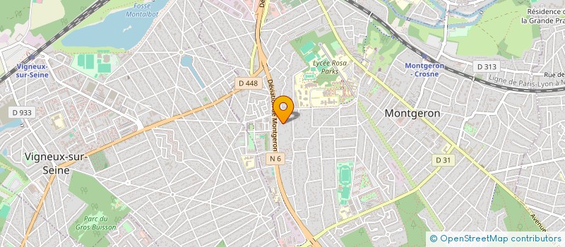 localisation de l'entreprise MONSIEUR MOHAMED RAPHARE DENN BENNAFLA à MONTGERON