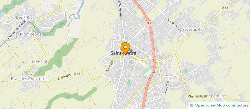 localisation de l'entreprise MONSIEUR MOHAMED RAVAT à SAINT-ANDRE