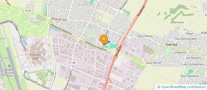 localisation de l'entreprise MONSIEUR MOHAMED-RAYANE HICHER  CHASSIEU