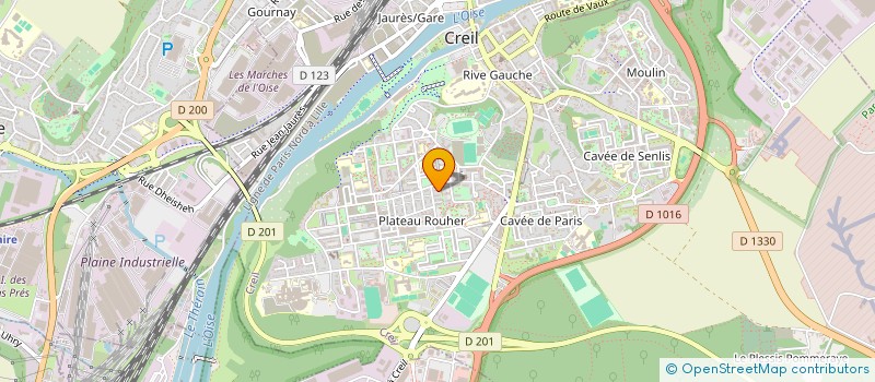 localisation de l'entreprise MONSIEUR MOHAMED RAYANE NAIT-OUMAZIRH  CREIL