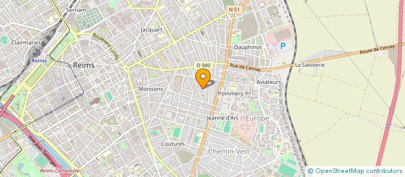 localisation de l'entreprise MONSIEUR MOHAMED REDAOUNIA  REIMS