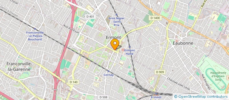 localisation de l'entreprise MONSIEUR MOHAMED REDOUANE NOUAR à ERMONT