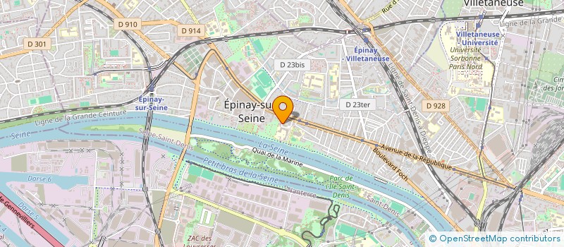 localisation de l'entreprise MONSIEUR MOHAMED REGAD à EPINAY-SUR-SEINE
