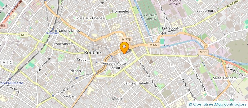 localisation de l'entreprise MONSIEUR MOHAMED REHANE  ROUBAIX