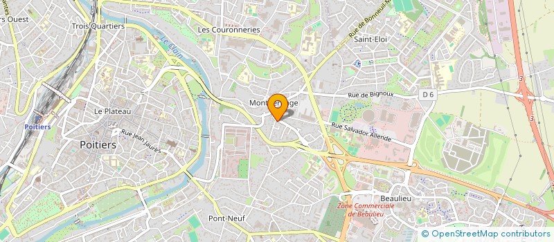 localisation de l'entreprise MONSIEUR MOHAMED REJANI à POITIERS