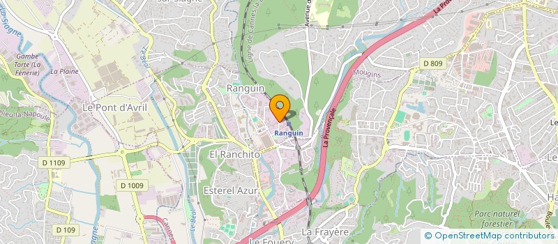 localisation de l'entreprise MONSIEUR MOHAMED REJEB  CANNES