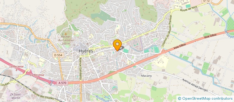 localisation de l'entreprise MONSIEUR MOHAMED RETBI  HYERES