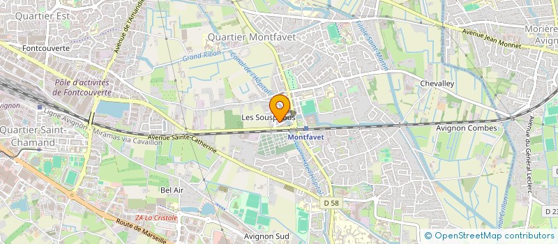 localisation de l'entreprise MONSIEUR MOHAMED RHEZOUANE  AVIGNON