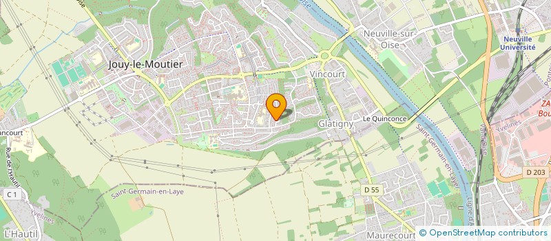 localisation de l'entreprise MONSIEUR MOHAMED RIAD ZERGUIT  JOUY-LE-MOUTIER