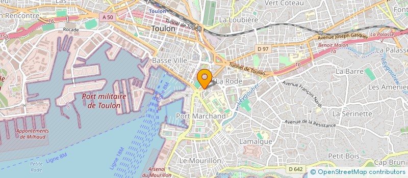 localisation de l'entreprise MONSIEUR MOHAMED RIADH BEN HALIMA  TOULON