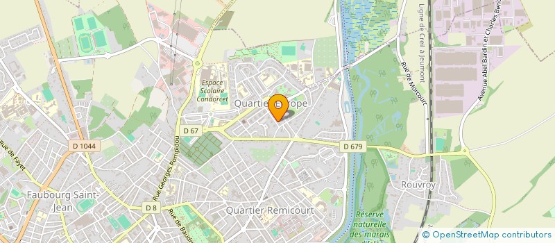 localisation de l'entreprise MONSIEUR MOHAMED RIDA-ALLAH à SAINT-QUENTIN