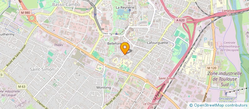 localisation de l'entreprise MONSIEUR MOHAMED RIDA BENDENIA à TOULOUSE