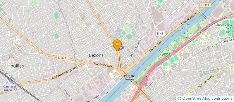 localisation de l'entreprise MONSIEUR MOHAMED-RIDA MEKKAOUI  BEZONS