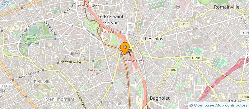 localisation de l'entreprise MONSIEUR MOHAMED RIDHA BELDJERD  PARIS