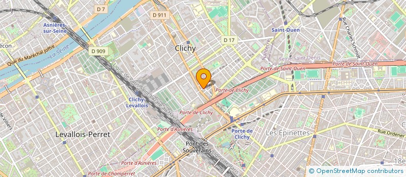 localisation de l'entreprise MONSIEUR MOHAMED RIMOUCH à CLICHY