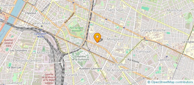 localisation de l'entreprise MONSIEUR MOHAMED-ROCHDI GUERFA  LYON