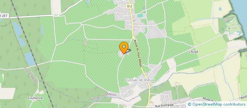 localisation de l'entreprise MONSIEUR MOHAMED ROH  CUSSAC-FORT-MEDOC