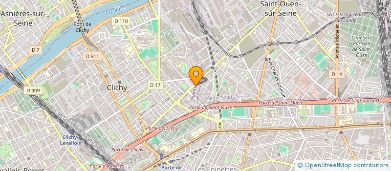 localisation de l'entreprise MONSIEUR MOHAMED ROMDHANI à CLICHY