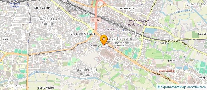 localisation de l'entreprise MONSIEUR MOHAMED ROMLI  AVIGNON