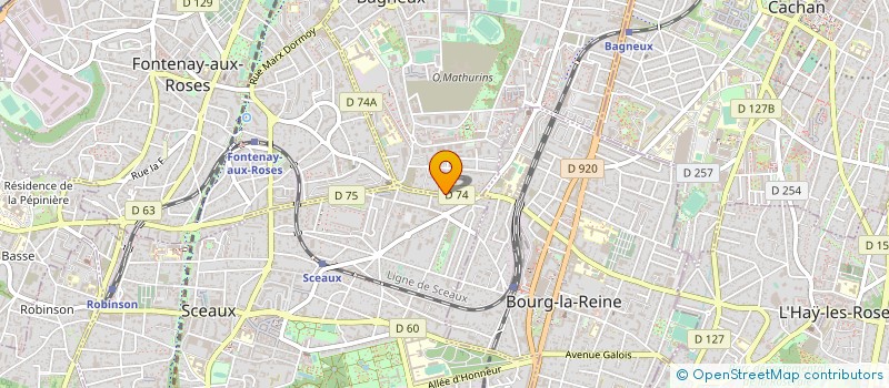 localisation de l'entreprise MONSIEUR MOHAMED ROUABEH à BAGNEUX