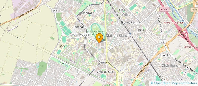 localisation de l'entreprise MONSIEUR MOHAMED ROUAG  REIMS