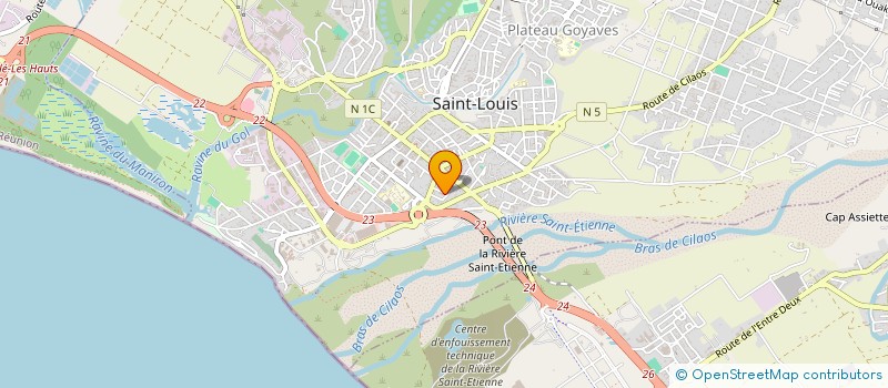 localisation de l'entreprise MONSIEUR MOHAMED ROUIS à SAINT-LOUIS