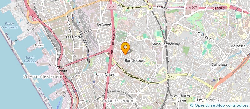 localisation de l'entreprise MONSIEUR MOHAMED SAADANA à MARSEILLE