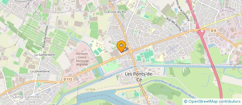 localisation de l'entreprise MONSIEUR MOHAMED SAADANI  LES PONTS-DE-CE