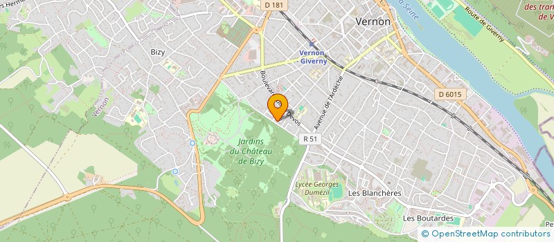 localisation de l'entreprise MONSIEUR MOHAMED SAADAOUI  VERNON