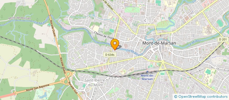 localisation de l'entreprise MONSIEUR MOHAMED SAADI  MONT-DE-MARSAN