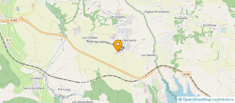 localisation de l'entreprise MONSIEUR MOHAMED SAADOUNE  LA BATIE-NEUVE