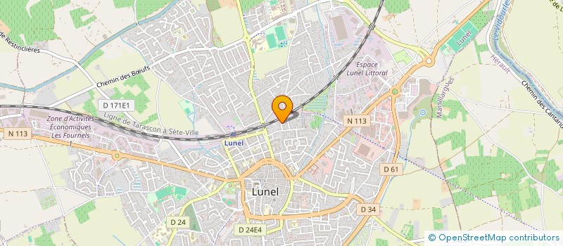 localisation de l'entreprise MONSIEUR MOHAMED SADALLAH  LUNEL