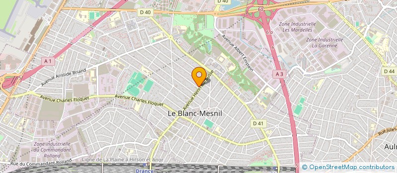 localisation de l'entreprise MONSIEUR MOHAMED SADI à LE BLANC-MESNIL