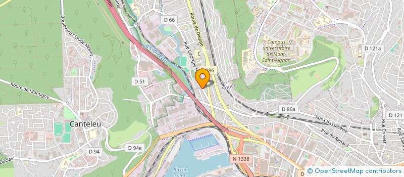 localisation de l'entreprise MONSIEUR MOHAMED SADIO BARRY  ROUEN