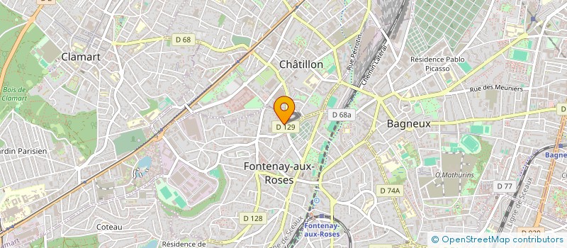 localisation de l'entreprise MONSIEUR MOHAMED SADOUNI  FONTENAY AUX ROSES