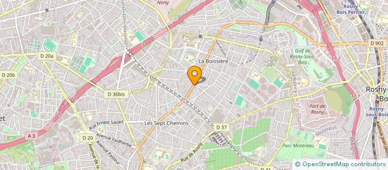 localisation de l'entreprise MONSIEUR MOHAMED SAFI à MONTREUIL