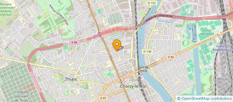 localisation de l'entreprise MONSIEUR MOHAMED SAGAR  CHOISY-LE-ROI