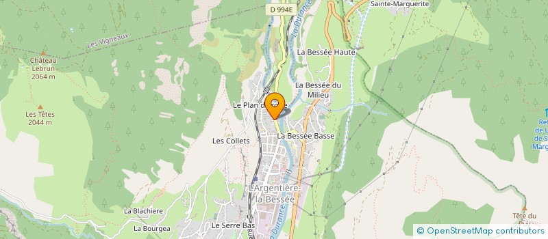 localisation de l'entreprise MONSIEUR MOHAMED SAGHIRI à L'ARGENTIERE-LA-BESSEE