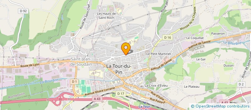 localisation de l'entreprise MONSIEUR MOHAMED SAGOUMA  LA TOUR-DU-PIN