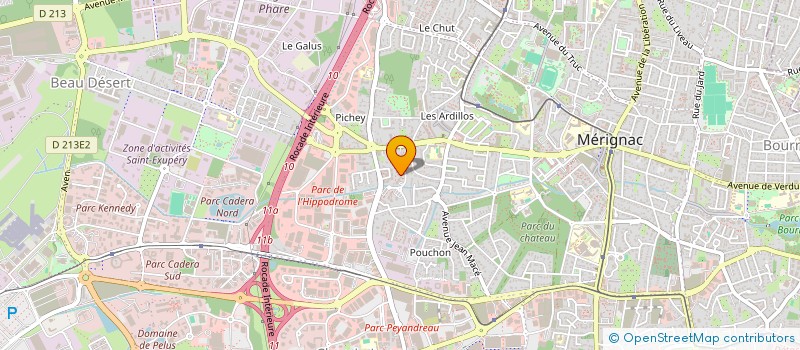 localisation de l'entreprise MONSIEUR MOHAMED SAHIMI  MERIGNAC