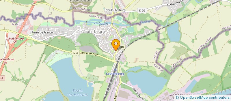 localisation de l'entreprise MONSIEUR MOHAMED SAHLI MADANI FOUATIH  LAUTERBOURG