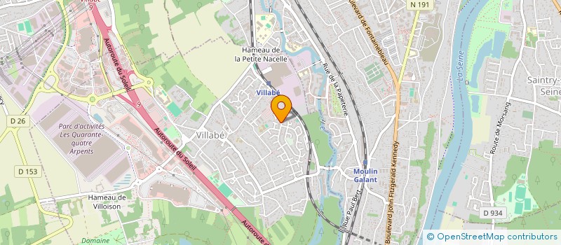 localisation de l'entreprise MONSIEUR MOHAMED SAHRAOUI  VILLABE