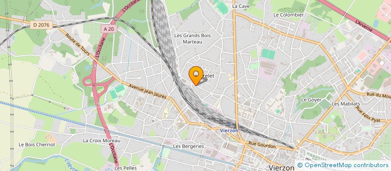 localisation de l'entreprise MONSIEUR MOHAMED SAHRAOUI  VIERZON