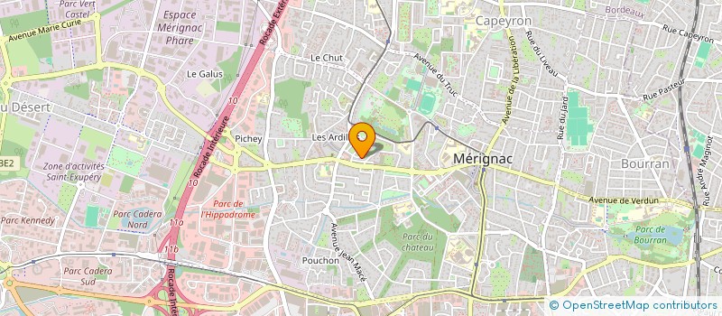 localisation de l'entreprise MONSIEUR MOHAMED SAID ABDALLAH  MERIGNAC