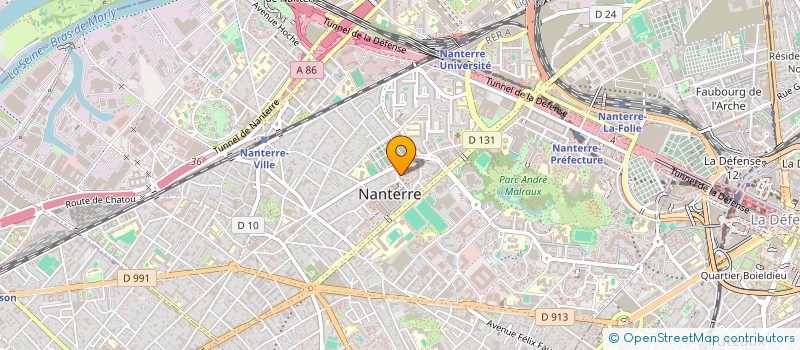 localisation de l'entreprise MONSIEUR MOHAMED-SAID DJEMAI  NANTERRE