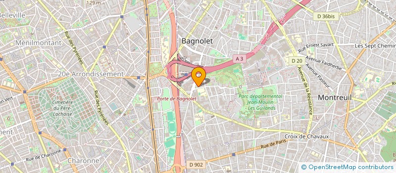localisation de l'entreprise MONSIEUR MOHAMED SAIDANE à BAGNOLET